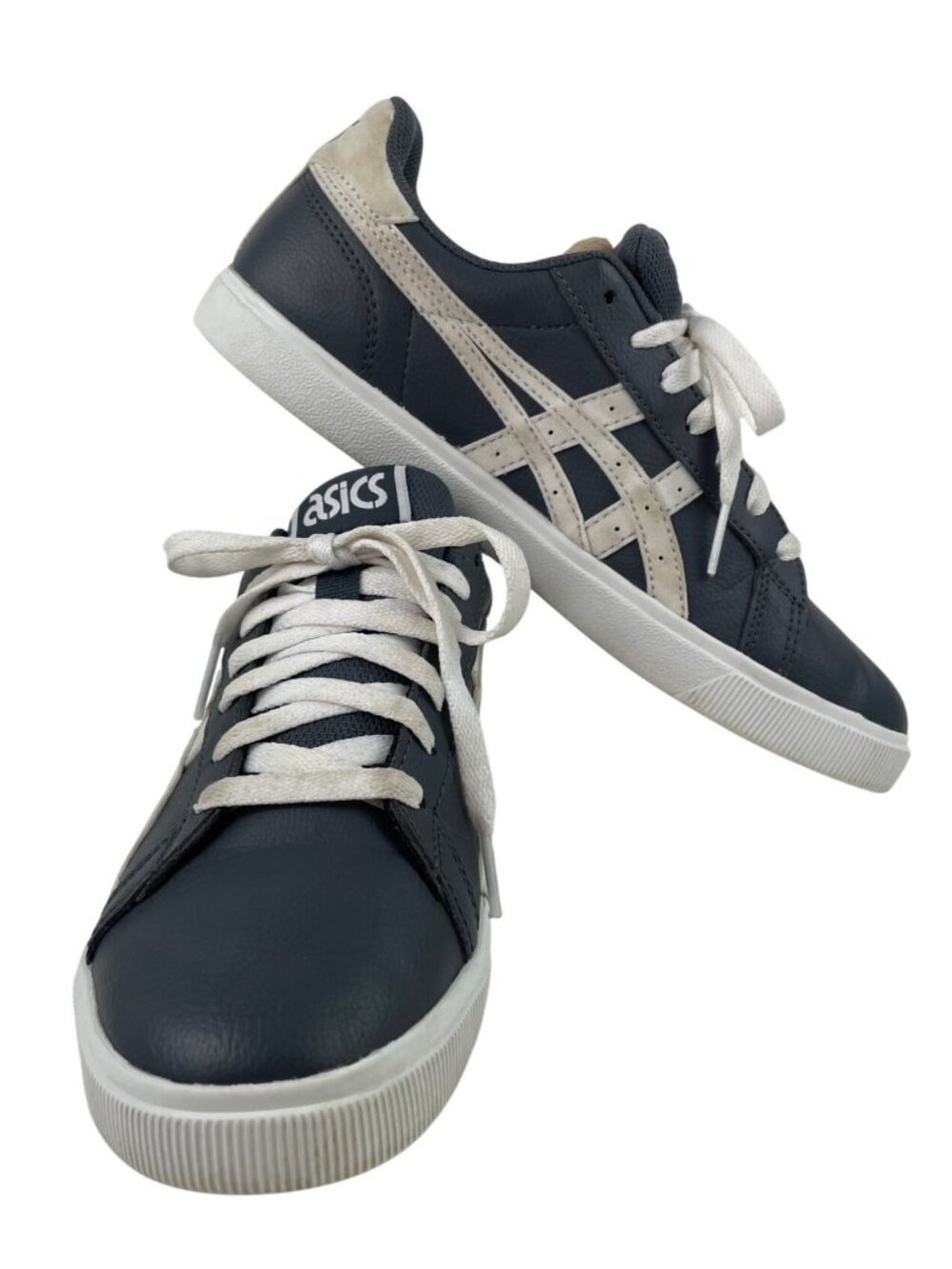 Asics Dark Gray Classic CT Sneakers Shoes Leather 1192 A 222 Womens Size 8 - Picture 3 of 11